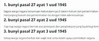 Pasal 27 Ayat 3 Contoh Nya